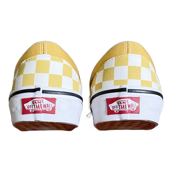 Vans - Classic Slip-On (Checkerboard) Ochre/True US Men’s Size 4, US Women’s 5.5 - Picture 2 of 10